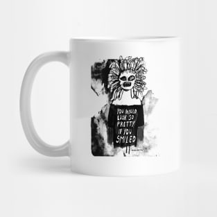 Smile Medusa Smile BLACK + WHITE Mug